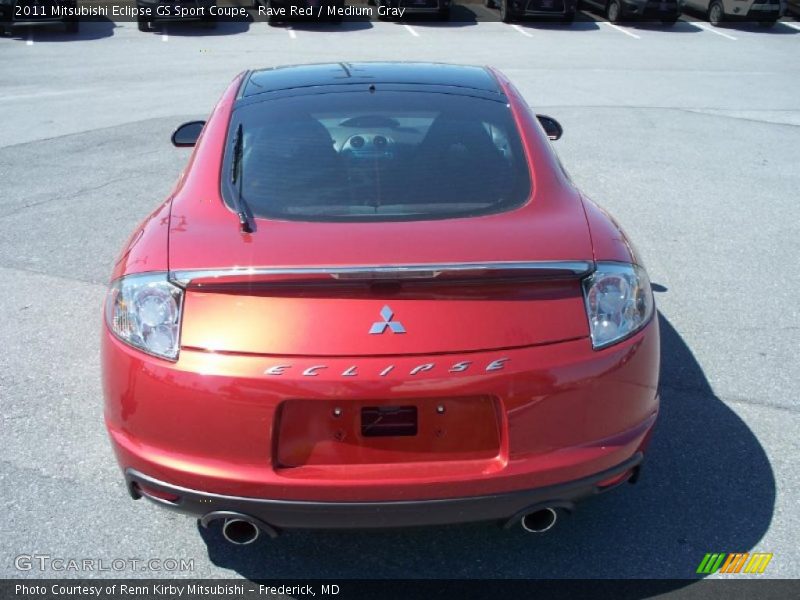 Rave Red / Medium Gray 2011 Mitsubishi Eclipse GS Sport Coupe