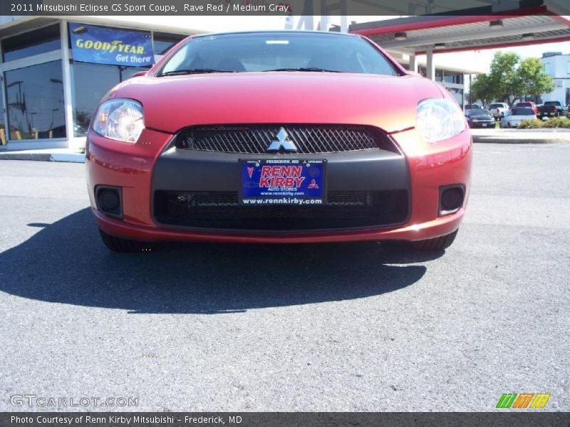 Rave Red / Medium Gray 2011 Mitsubishi Eclipse GS Sport Coupe