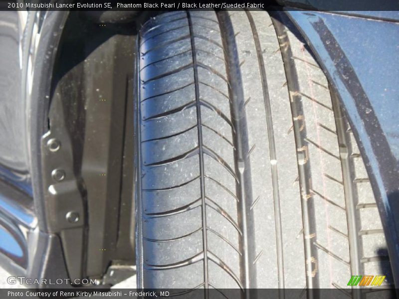 Phantom Black Pearl / Black Leather/Sueded Fabric 2010 Mitsubishi Lancer Evolution SE