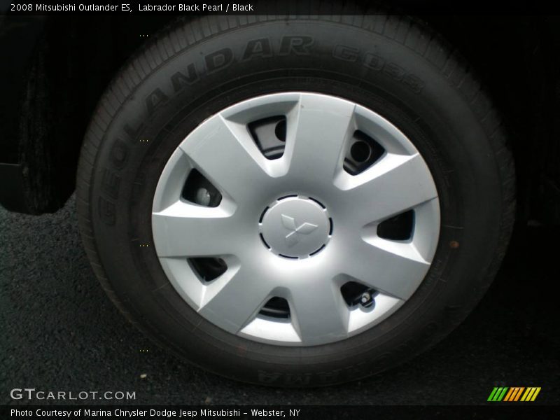 Labrador Black Pearl / Black 2008 Mitsubishi Outlander ES