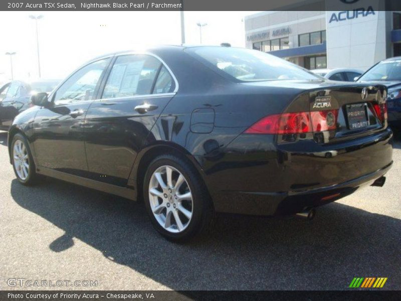 Nighthawk Black Pearl / Parchment 2007 Acura TSX Sedan