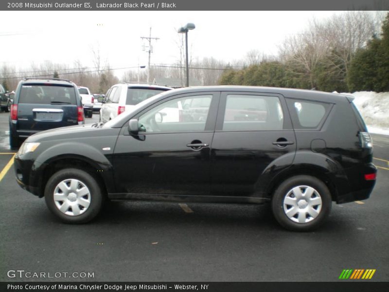 Labrador Black Pearl / Black 2008 Mitsubishi Outlander ES