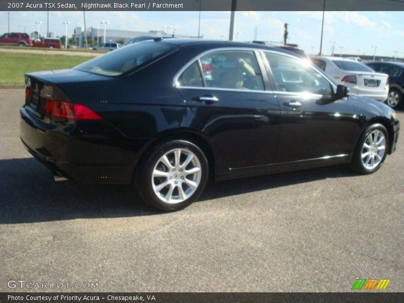 Nighthawk Black Pearl / Parchment 2007 Acura TSX Sedan