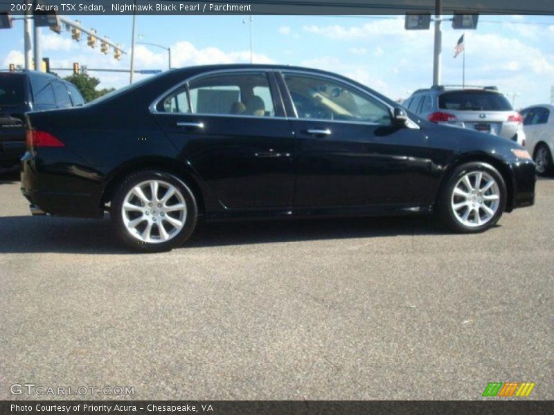 Nighthawk Black Pearl / Parchment 2007 Acura TSX Sedan