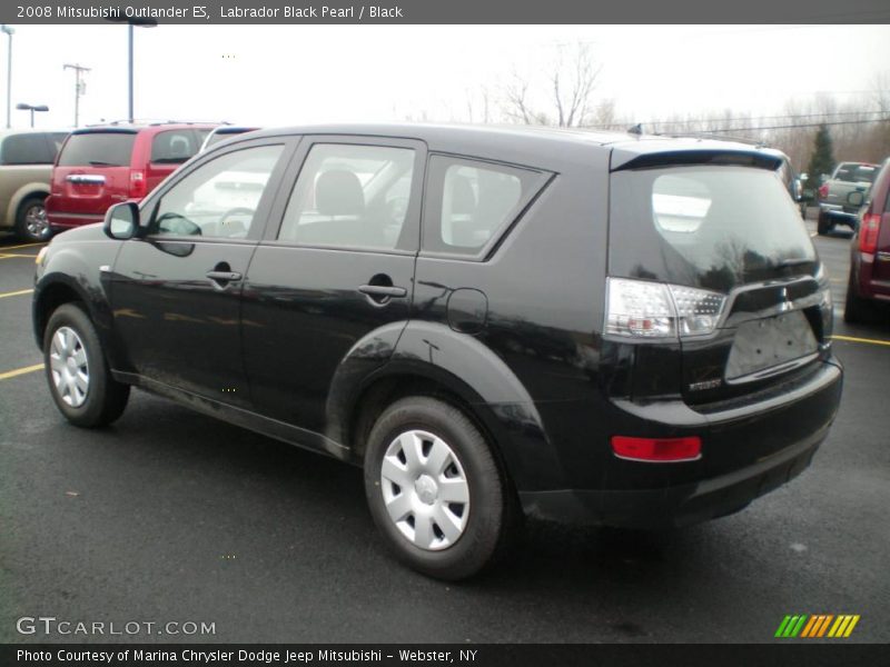 Labrador Black Pearl / Black 2008 Mitsubishi Outlander ES