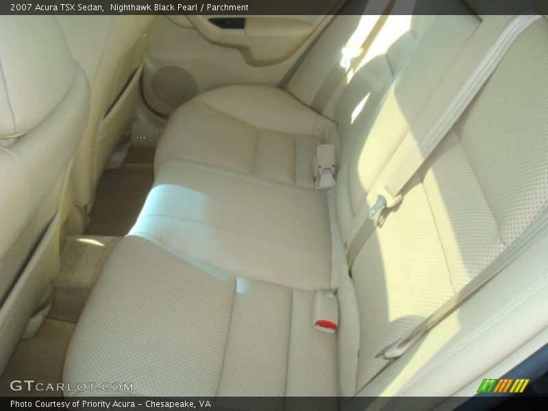 Nighthawk Black Pearl / Parchment 2007 Acura TSX Sedan