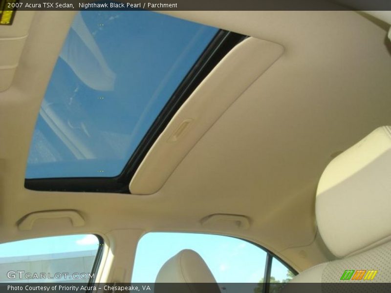 Nighthawk Black Pearl / Parchment 2007 Acura TSX Sedan