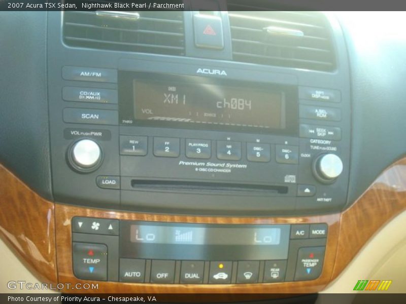 Nighthawk Black Pearl / Parchment 2007 Acura TSX Sedan