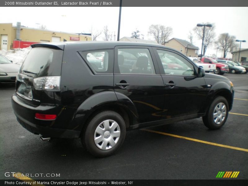 Labrador Black Pearl / Black 2008 Mitsubishi Outlander ES