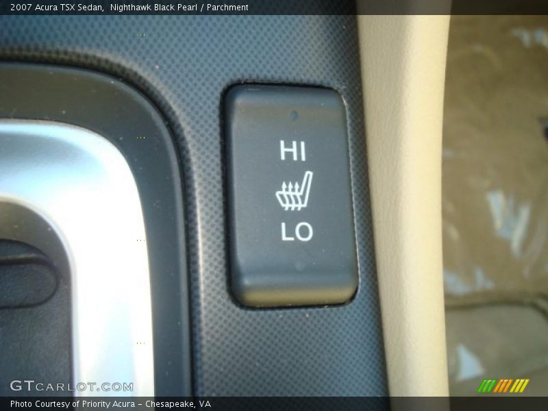 Nighthawk Black Pearl / Parchment 2007 Acura TSX Sedan