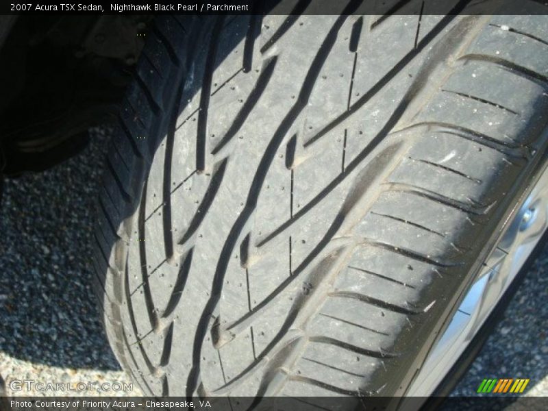Nighthawk Black Pearl / Parchment 2007 Acura TSX Sedan