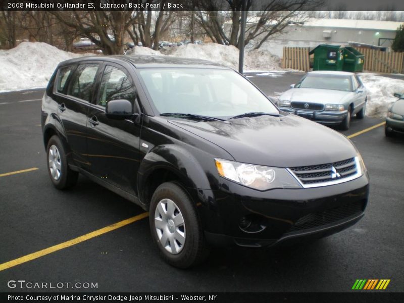 Labrador Black Pearl / Black 2008 Mitsubishi Outlander ES
