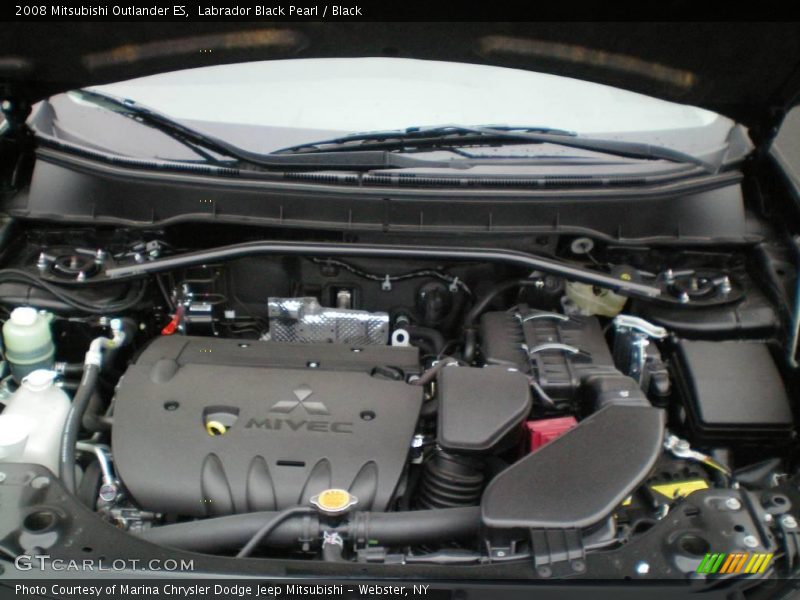Labrador Black Pearl / Black 2008 Mitsubishi Outlander ES