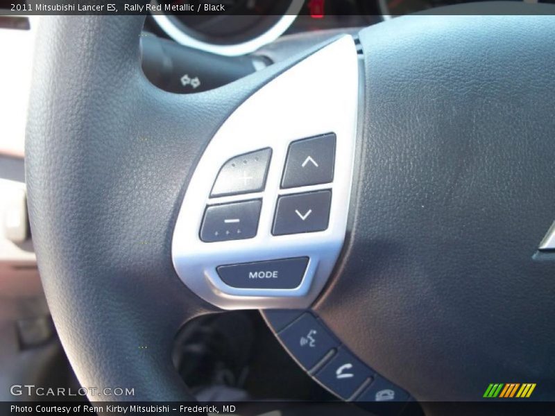Rally Red Metallic / Black 2011 Mitsubishi Lancer ES