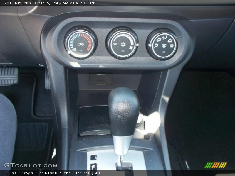 Rally Red Metallic / Black 2011 Mitsubishi Lancer ES