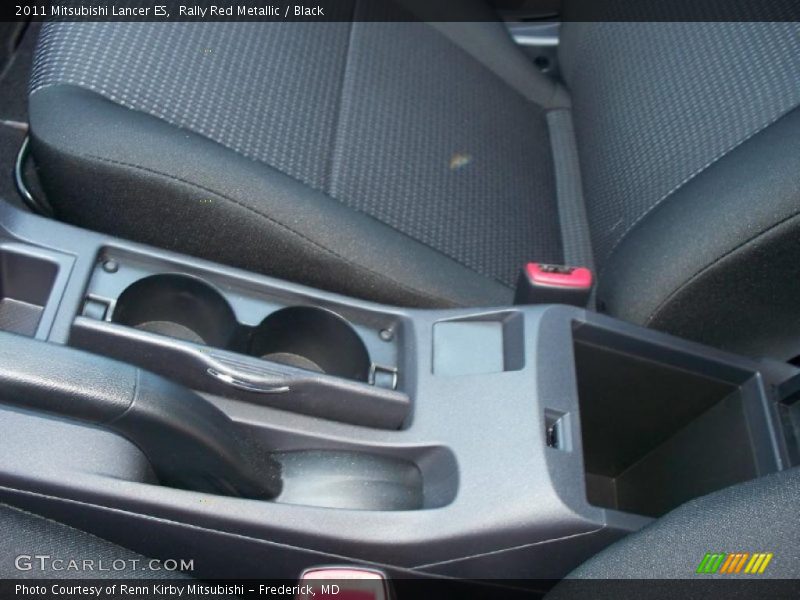 Rally Red Metallic / Black 2011 Mitsubishi Lancer ES