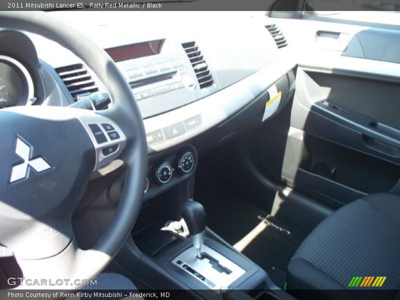 Rally Red Metallic / Black 2011 Mitsubishi Lancer ES