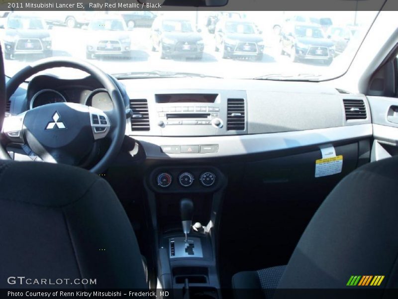 Rally Red Metallic / Black 2011 Mitsubishi Lancer ES