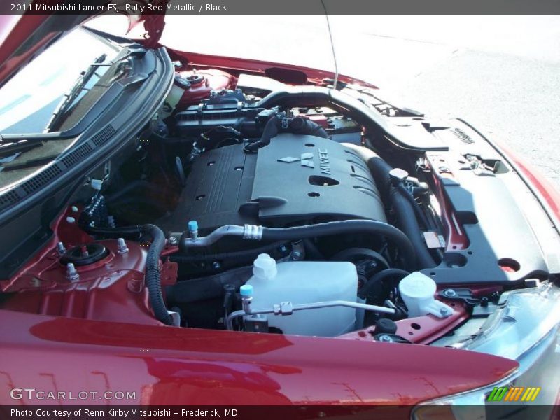Rally Red Metallic / Black 2011 Mitsubishi Lancer ES