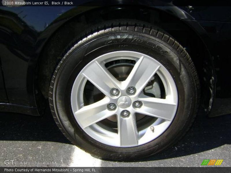 Black / Black 2008 Mitsubishi Lancer ES