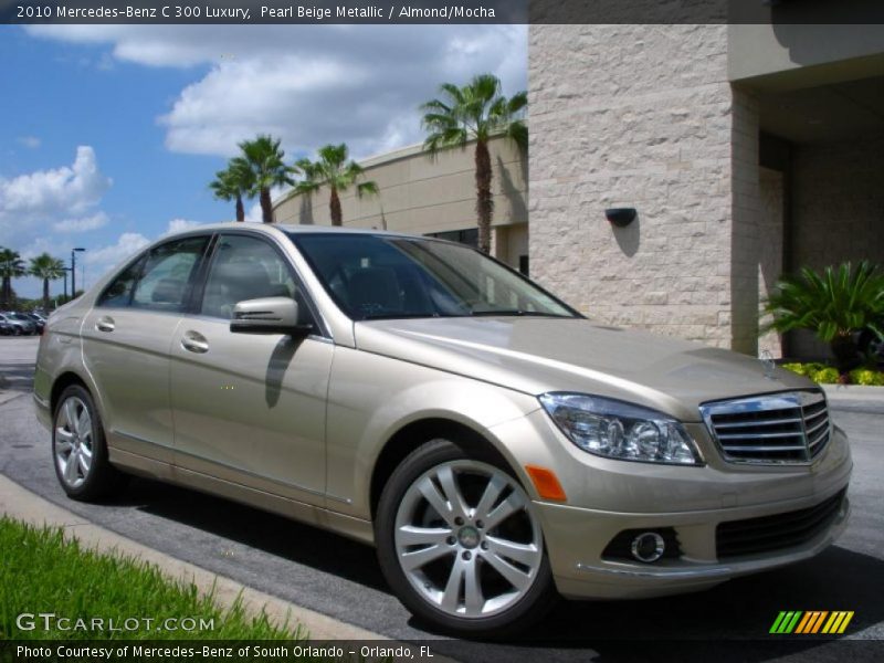 Pearl Beige Metallic / Almond/Mocha 2010 Mercedes-Benz C 300 Luxury
