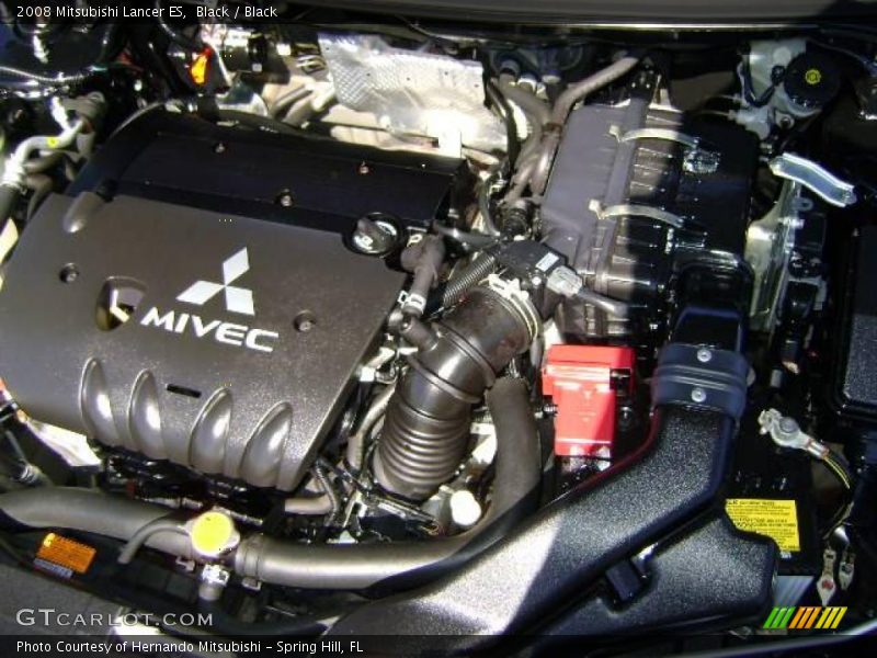 Black / Black 2008 Mitsubishi Lancer ES