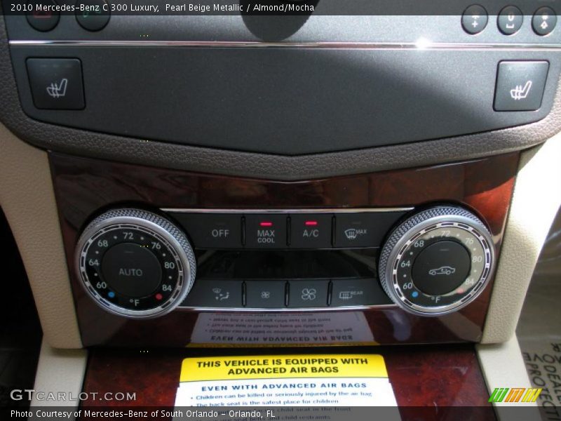 Pearl Beige Metallic / Almond/Mocha 2010 Mercedes-Benz C 300 Luxury