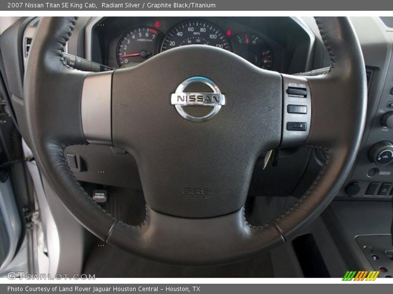 Radiant Silver / Graphite Black/Titanium 2007 Nissan Titan SE King Cab