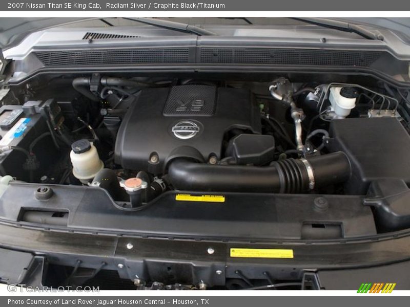 Radiant Silver / Graphite Black/Titanium 2007 Nissan Titan SE King Cab