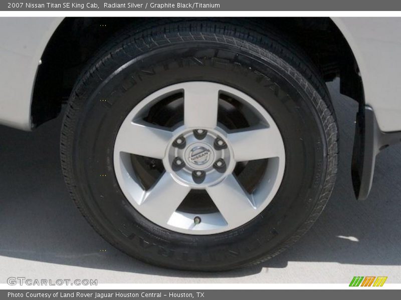 Radiant Silver / Graphite Black/Titanium 2007 Nissan Titan SE King Cab