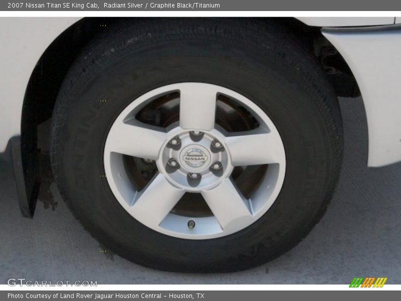 Radiant Silver / Graphite Black/Titanium 2007 Nissan Titan SE King Cab