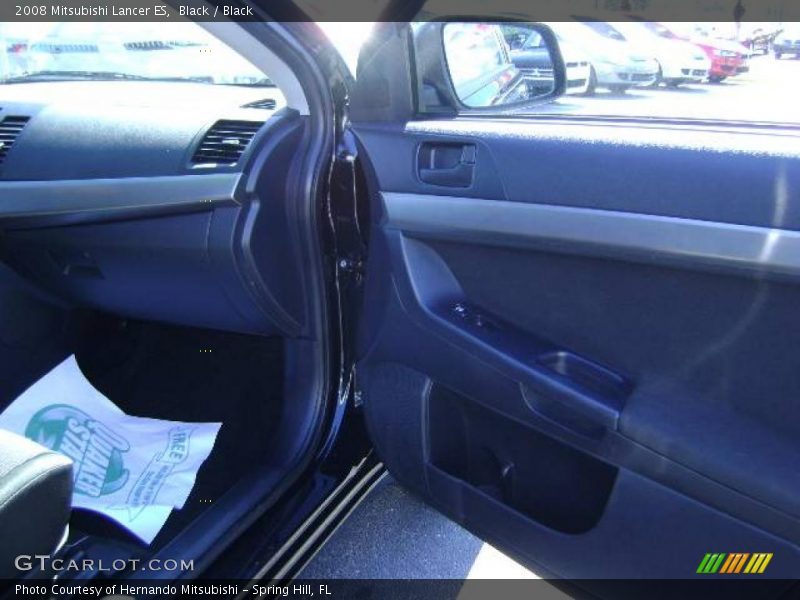 Black / Black 2008 Mitsubishi Lancer ES