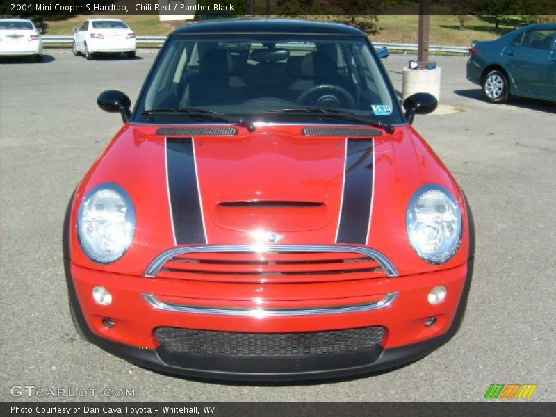 Chili Red / Panther Black 2004 Mini Cooper S Hardtop