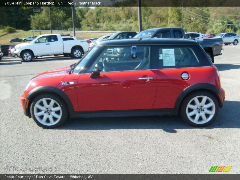 Chili Red / Panther Black 2004 Mini Cooper S Hardtop