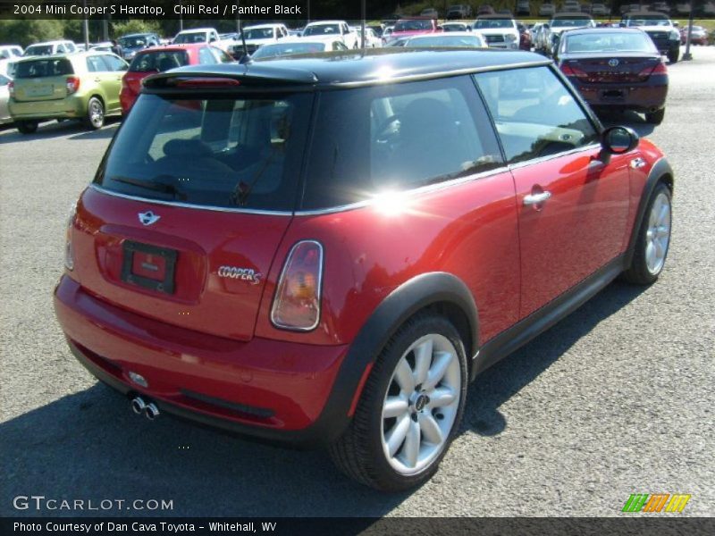 Chili Red / Panther Black 2004 Mini Cooper S Hardtop