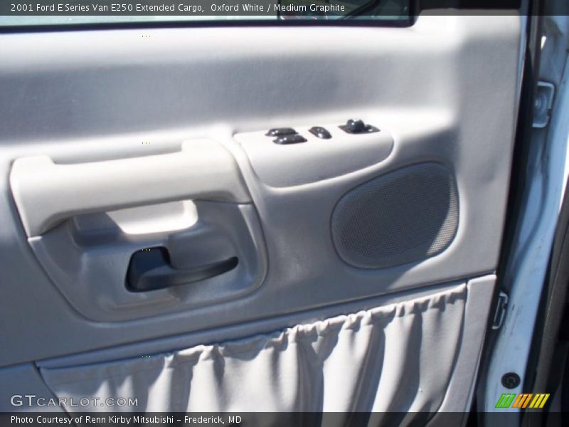 Oxford White / Medium Graphite 2001 Ford E Series Van E250 Extended Cargo