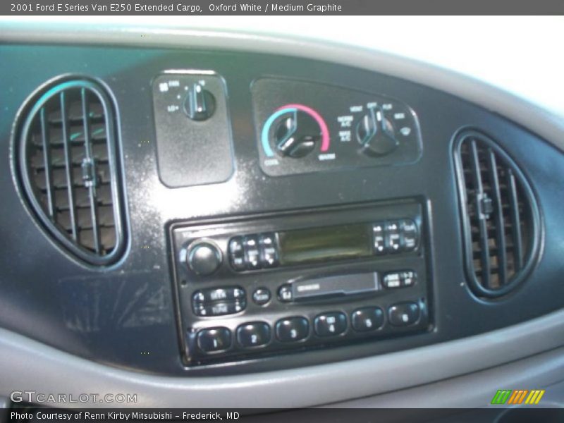 Oxford White / Medium Graphite 2001 Ford E Series Van E250 Extended Cargo