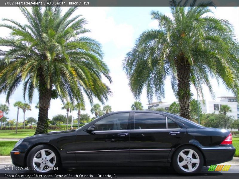 Black / Java 2002 Mercedes-Benz S 430 Sedan
