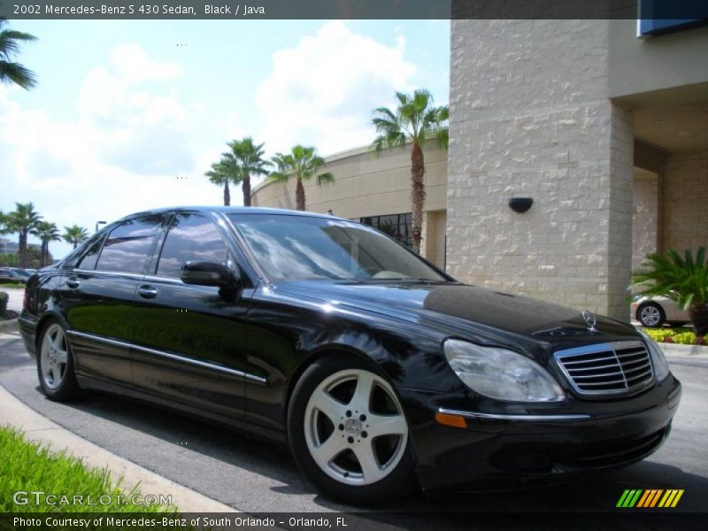 Black / Java 2002 Mercedes-Benz S 430 Sedan