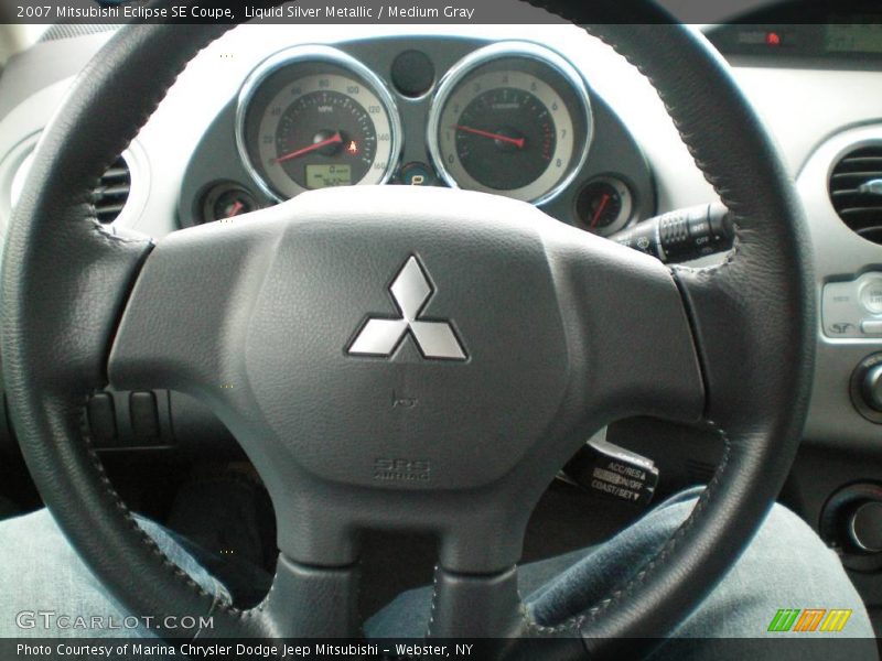 Liquid Silver Metallic / Medium Gray 2007 Mitsubishi Eclipse SE Coupe