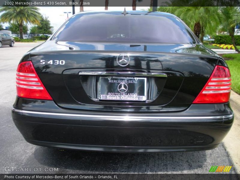 Black / Java 2002 Mercedes-Benz S 430 Sedan