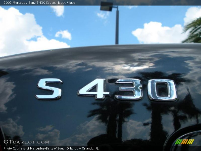 Black / Java 2002 Mercedes-Benz S 430 Sedan