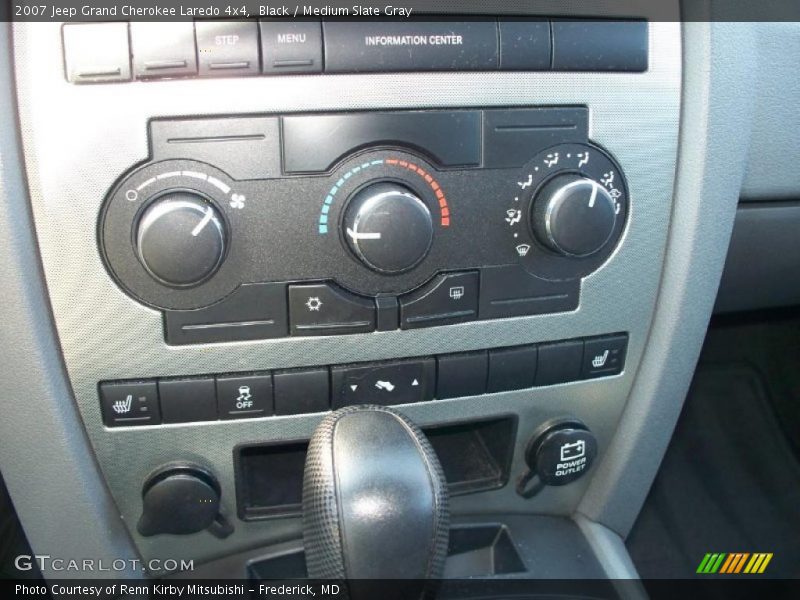 Black / Medium Slate Gray 2007 Jeep Grand Cherokee Laredo 4x4