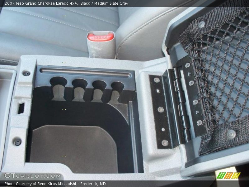 Black / Medium Slate Gray 2007 Jeep Grand Cherokee Laredo 4x4