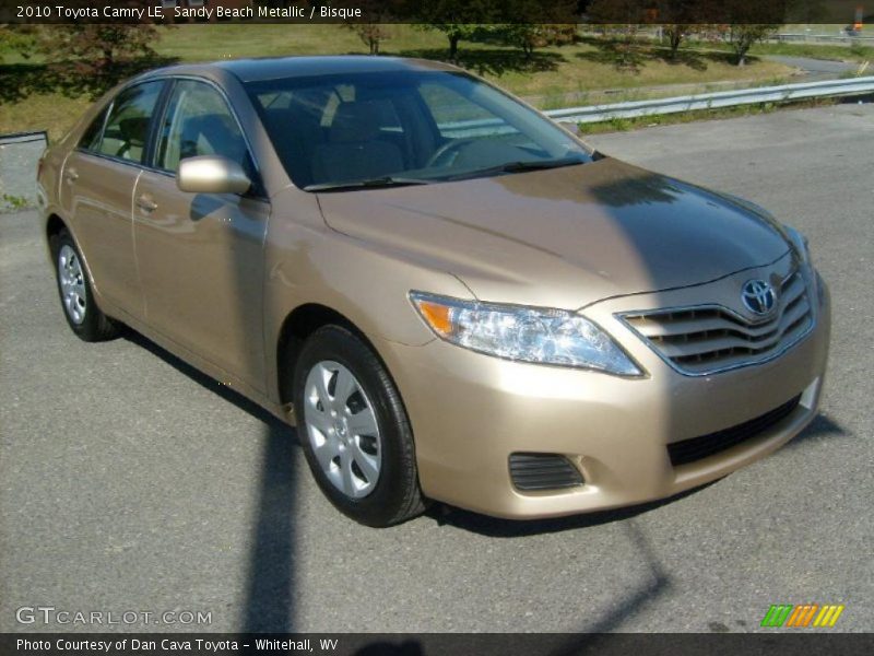 Sandy Beach Metallic / Bisque 2010 Toyota Camry LE
