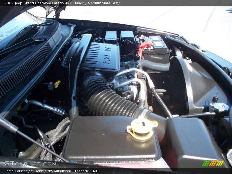 Black / Medium Slate Gray 2007 Jeep Grand Cherokee Laredo 4x4