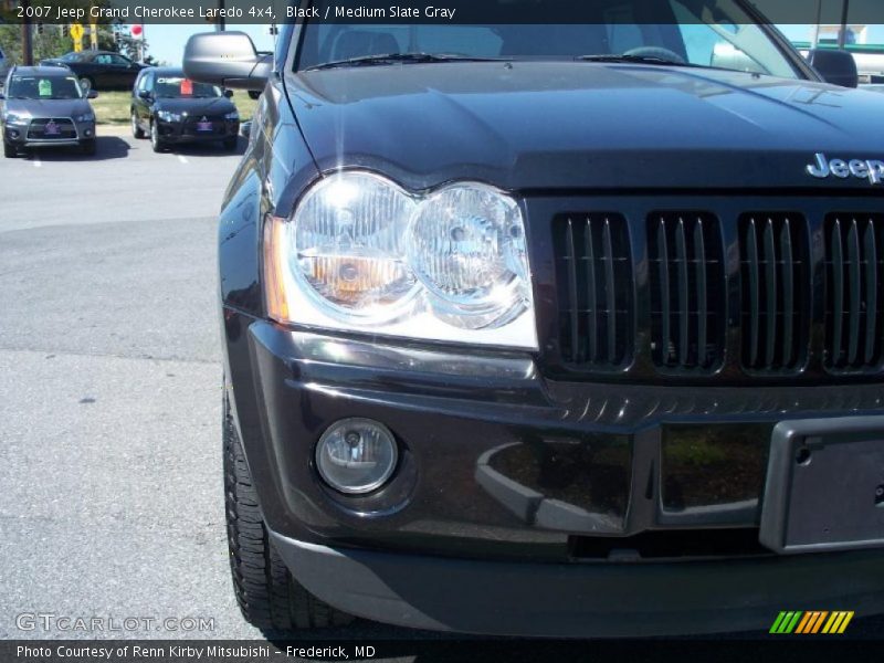 Black / Medium Slate Gray 2007 Jeep Grand Cherokee Laredo 4x4