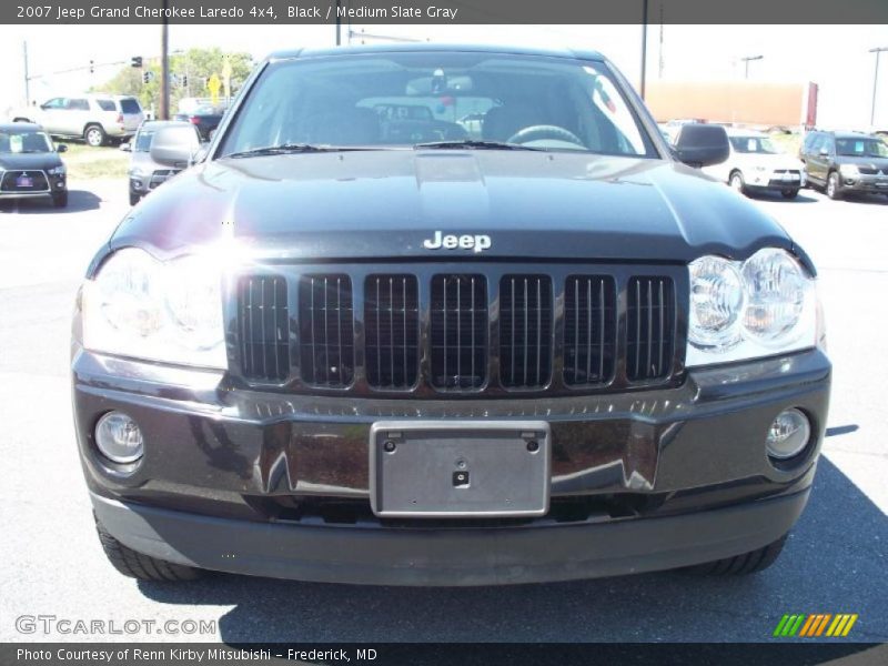 Black / Medium Slate Gray 2007 Jeep Grand Cherokee Laredo 4x4