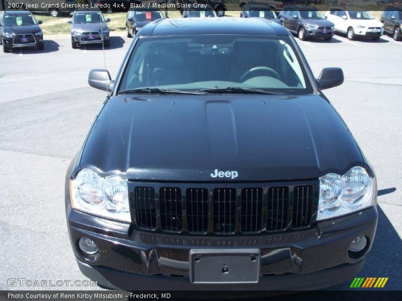 Black / Medium Slate Gray 2007 Jeep Grand Cherokee Laredo 4x4