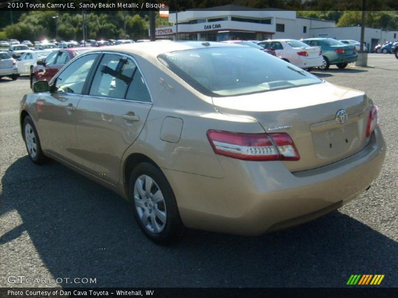 Sandy Beach Metallic / Bisque 2010 Toyota Camry LE